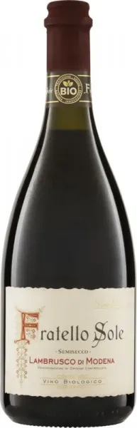 Lambrusco FRATELLO SOLE Semisecco Cantine Riunite - 6Fl. á 0.75l BIO