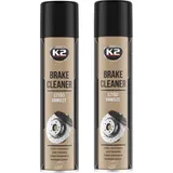 2 x K2 Bremsenreiniger zum Reinigen, Entfetten und Entfetten von Scheibenbremsen