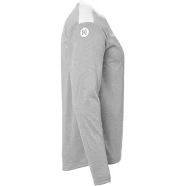 Kempa Emotion 27 langarm Trikot Herren dark grau melange/weiß XXL