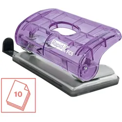 Rapid Minilocher Colour'Breeze FC5 10 Blatt Blister transparent lavendel
