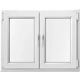 Doppelflügelfenster ohne Mittelsteg, Kunststoff, aluplast IDEAL® 4000, Weiß, 100x80 cm, individuell konfigurieren