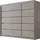 Mirjan24 Schiebetürenschrank Amber VII 250 x 215 x 58 cm Beige