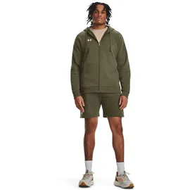 Under Armour Rival Fleece Kapuzenjacke Herren Marine OD Green/Weiß XL