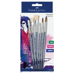 Faber-Castell (Schule) 6-teiliges Pinsel-Set