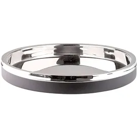 Fink Tablett ANDOR glänzendes mit mattschwarzem Rand