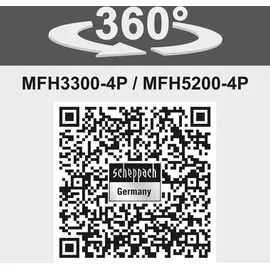 SCHEPPACH Benzin MFH5200-4P 2-Takt Multitool 1,8PS, Gartengerät