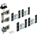 Hettich WingLine 77 Komplett-Set schwarz