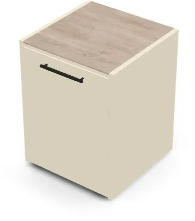 Brabura CT 60 Arbeitsmodul - Summer Dala / Perle Blanche / Matt schwarzer Griff