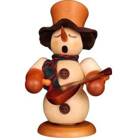 Christian Ulbricht Räuchermann Schneemann 23,5 cm natur
