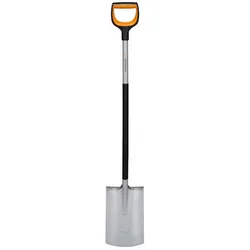 FISKARS Spaten »Xact+«, Arbeitsbreite: 19,2 cm, Material Werkzeug: Borstahl - schwarz | orange | silberfarben