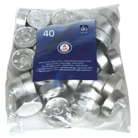 Gies Teelichter 58 mm 40 St. weiß