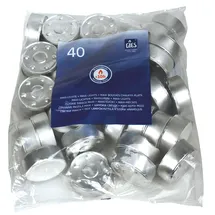Gies Teelichter 58 mm 40 St. weiß