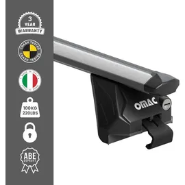 Omac Dachträger Grundtäger für Skoda Enyaq 2020-2025 100kg Silber 2tlg ABE