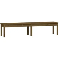 VidaXL Gartenbank 2-Sitzer Honigbraun 203,5x44x45 cm Massivholz Kiefer