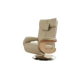 himolla Relaxsessel Leder Mit verschiedenen Funktionen  Hilke ¦ beige ¦ Maße (cm): B: 75 H: 112 T: 87