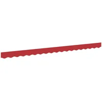 VidaXL Markisenblende für 3.5 m Rahmen Rot 3.3x0.2 m