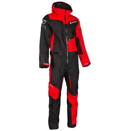 Klim Lochsa 1-Teiler Snowmobil Kombi, schwarz-rot, Größe M
