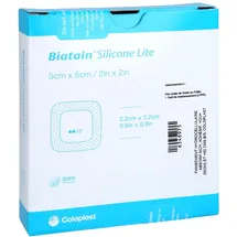 EurimPharm Arzneimittel GmbH Biatain Silicone Lite Schaumverband 5x5cm