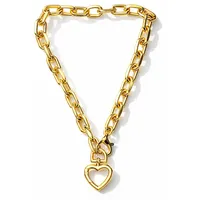 COLLEZIONE ALESSANDRO Kette mit Anhänger Karabiner Gold