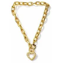 COLLEZIONE ALESSANDRO Kette mit Anhänger Karabiner Gold