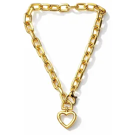 COLLEZIONE ALESSANDRO Kette mit Anhänger Karabiner Gold