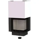 BeF Fire Warmluft Kamineinsatz | Fire Bear V6 CP Hebetür rechts | 6 kW
