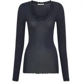 seamless basic Funktionstop SEAMLESS BASIC "Seamless Basic Top Cotton", Damen, Gr. L/XL, midnight, Obermaterial: 100% Baumwolle, Tops