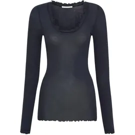 seamless basic Funktionstop SEAMLESS BASIC "Seamless Basic Top Cotton", Damen, Gr. L/XL, midnight, Obermaterial: 100% Baumwolle, Tops