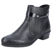 Rieker Damen Klassische Stiefeletten Y0783, Frauen Stiefeletten,übergangsschuhe,Stiefel,Bootee,Booties,halbstiefel,schwarz (00),40 EU / 6.5 UK