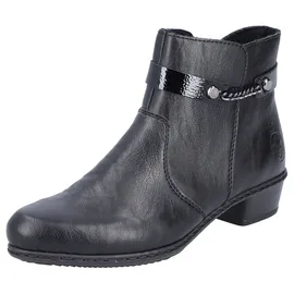 Rieker Damen Klassische Stiefeletten Y0783, Frauen Stiefeletten,übergangsschuhe,Stiefel,Bootee,Booties,halbstiefel,schwarz (00),40 EU / 6.5 UK