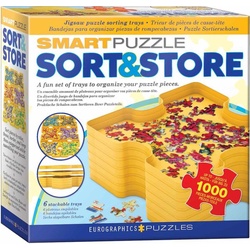 Eurographics 8955-0105 - Smart Puzzle Sort & Store Puzzle Sortierschalen, 6er Set stapelbar