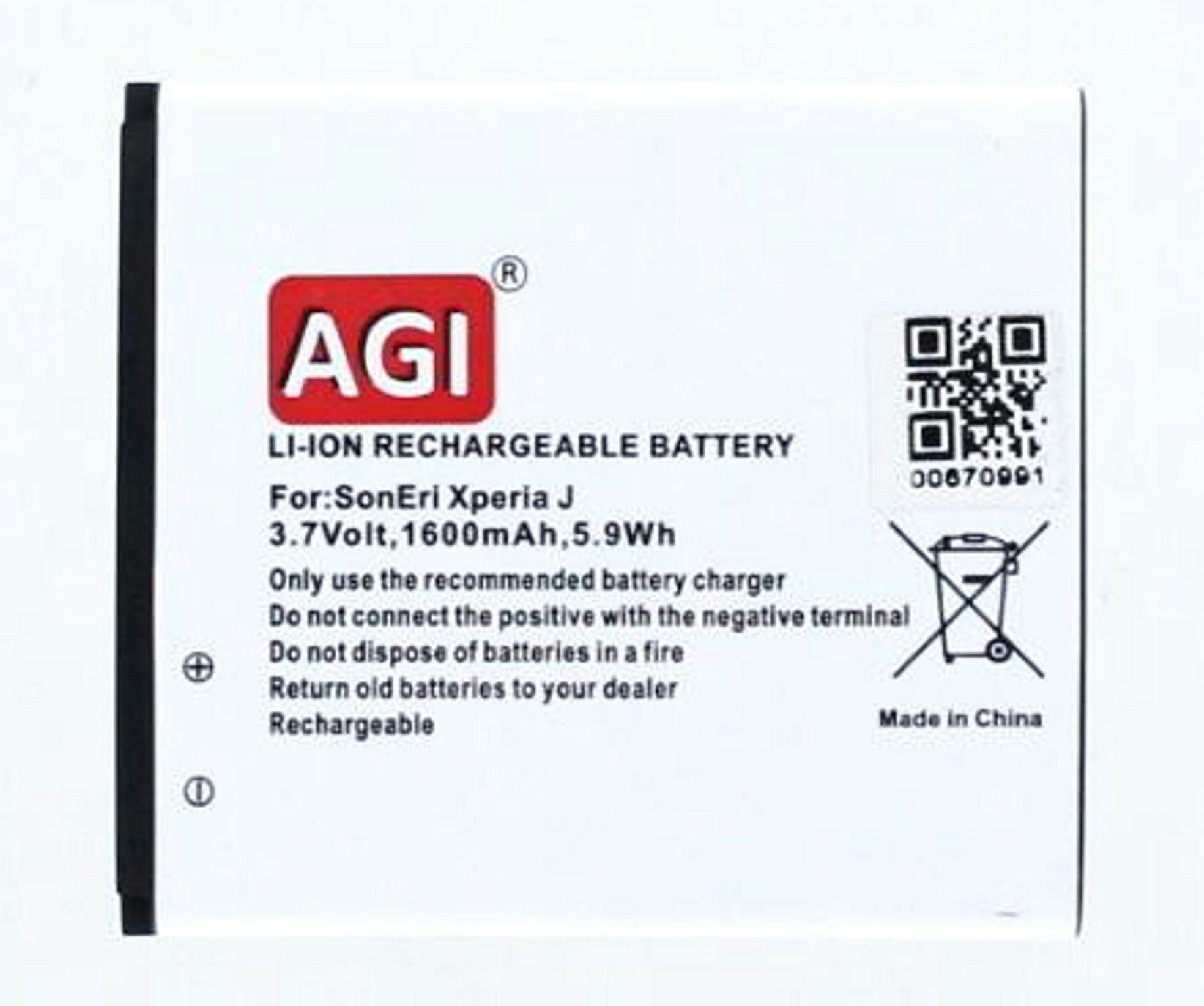 AGI Akku kompatibel mit Sony Xperia E1 (nicht Xperia E)