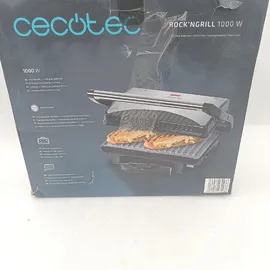 Cecotec 3023 Kontaktgrill 1000W - Schwarz/Silber