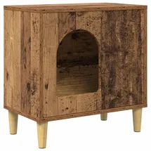 vidaXL Katzenhaus Altholz 51 x 30 x 52 cm Holzwerkstoff