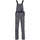 Planam Highline Damen Latzhose schiefer/schwarz/rot