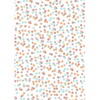 Transparentpapier "Punkte Pastell", 50 x 60 cm