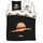 One Piece Aymax Polycotton Schwarz 240 x 220 cm + 2 x 65 x 65 cm