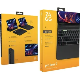 ZAGG Pro Keys 2 für iPad Pro 13 Zoll Schwarz