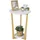 SoBuy Beistelltisch Weiß MDF 45 x 60 x 45 cm