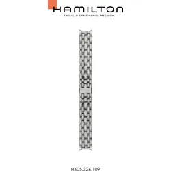 Hamilton - Jazzmaster Band-set Edelstahl H695.326.109 - silber