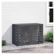 vidaXL Klimaanlagenabdeckung Anthrazit 100x50x70 cm Stahl