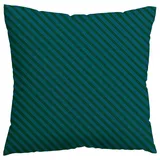 schlafgut Kissenbezug Woven Fade 40 x 40 cm Petrol
