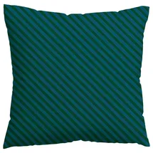 schlafgut Kissenbezug Woven Fade 40 x 40 cm Petrol