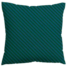 schlafgut Kissenbezug Woven Fade 40 x 40 cm Petrol