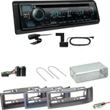 Kenwood KDC-BT560DAB Bluetooth DAB USB Einbauset für Renault Megane Scenic 1