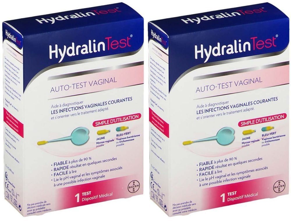 HydralinTest® Test d'auto-diagnostic vaginal 1 test 2x1 pc(s) test(s)