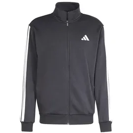 adidas 3-Streifen Fleece Trainingsanzug Schwarz L
