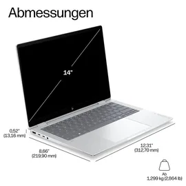 HP EliteBook X Flip G2i 14'' Intel Core Ultra 5 325 32 GB RAM 512 GB SSD Win11 Pro Glacier Silver DL9X4ET