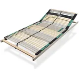 Sleepneo Extra Stabiler Premium Lattenrost 120x200, bis 200Kg belastbar, Kopfteil verstellbar, 42 Latten, 7 Zonen Lattenrost aus Buche und verstärkter Birke, Made in Germany