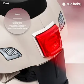 SUN BABY Vespa Kinderroller Elektroroller Weiß (Weiß)